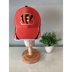 SALE Cincinnati Bengals NFL Adjustable Hat Orange Black White‎ 'B' Logo Cap